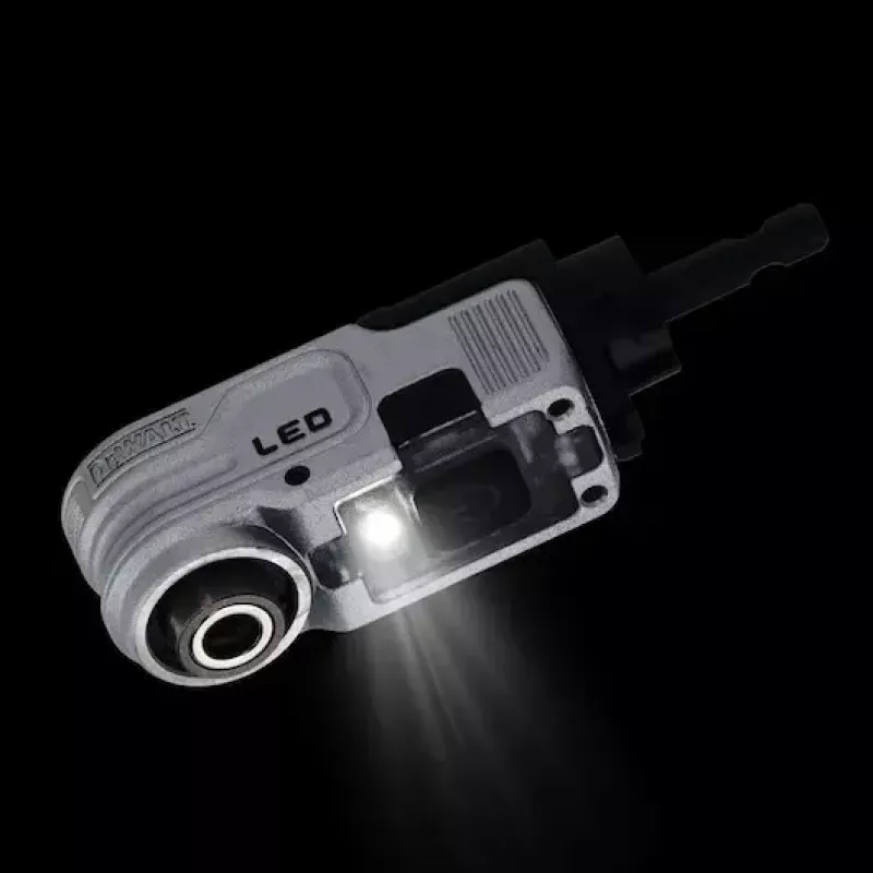 DeWalt DTLRA-QZ uhlový nadstavec so šesťhranom 1/4" s LED