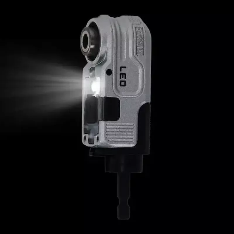 DeWalt DTLRA-QZ uhlový nadstavec so šesťhranom 1/4" s LED