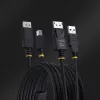 StarTech.com 6ft (1,8 m) DisplayPort a USB 5 Gbit/s KVM kábel, 4K 60 Hz, univerzálne kompatibilný DP 1.2/USB 3.0 kombinovaný kábel pre KVM prepínače