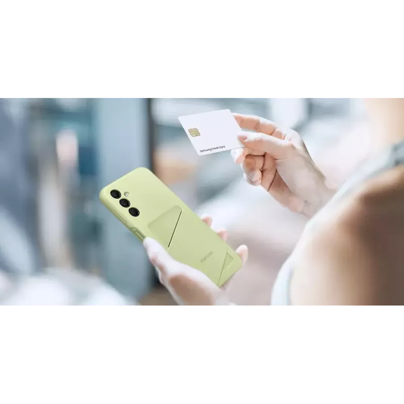 Samsung EF-OA146TBEGWW puzdro Card Slot Case pre Galaxy A14 / A14 5G, TPU, čierne