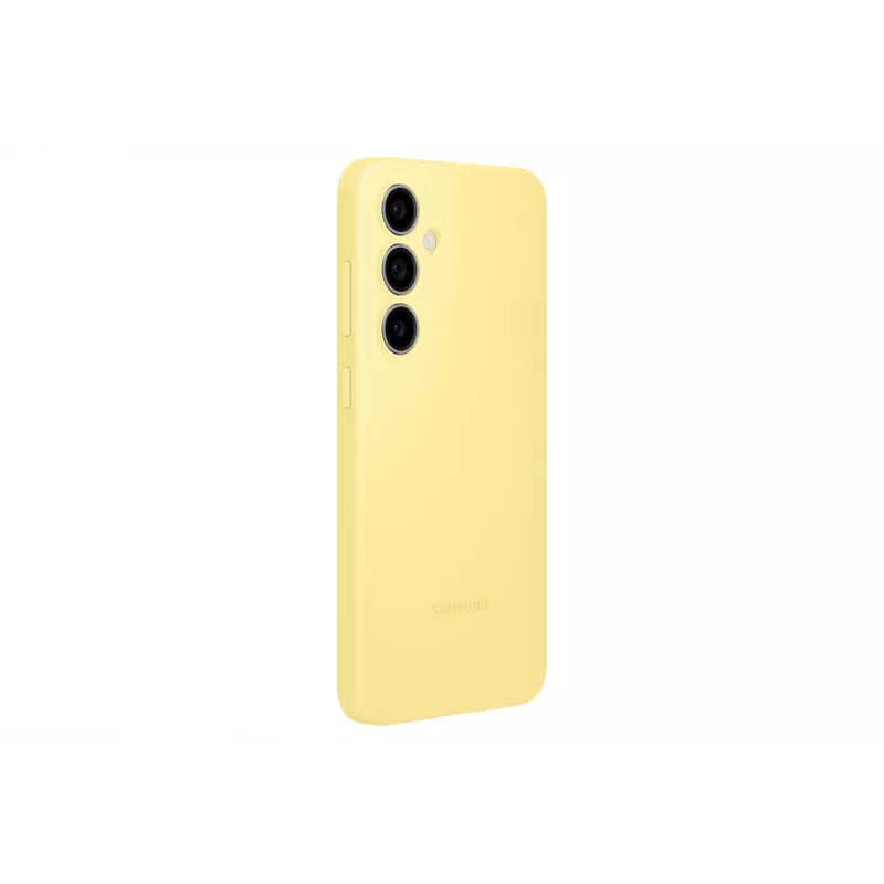 Puzdro Samsung Galaxy S24 FE Silicone Case jednofarebné žlté