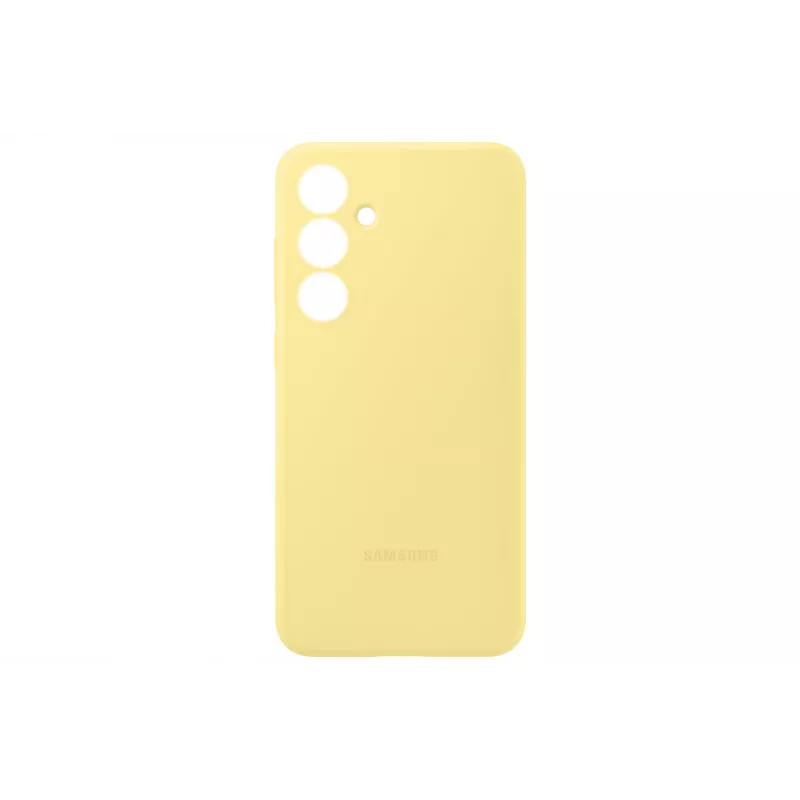 Puzdro Samsung Galaxy S24 FE Silicone Case jednofarebné žlté
