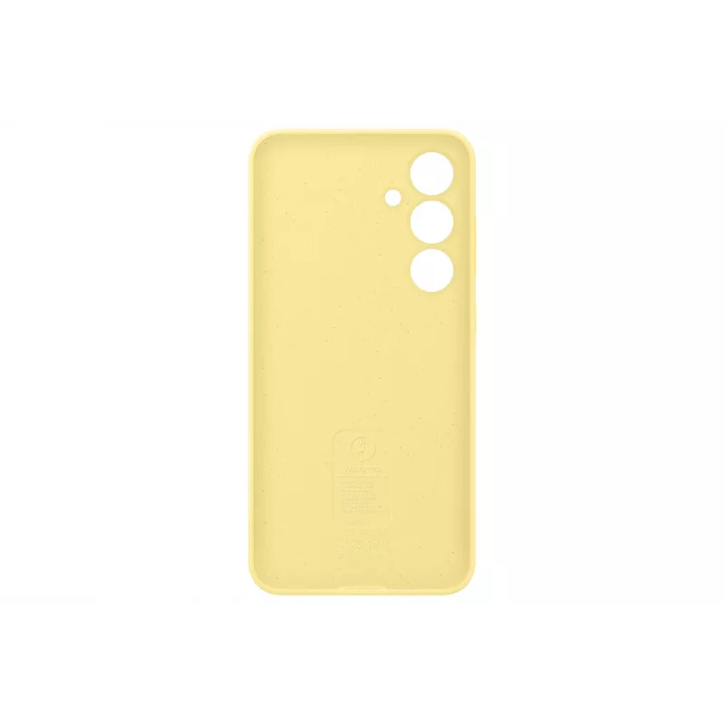 Puzdro Samsung Galaxy S24 FE Silicone Case jednofarebné žlté