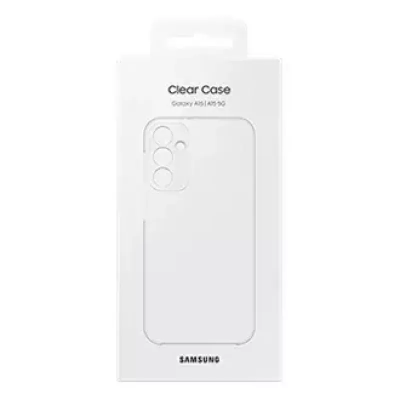 Samsung EF-QA156CTEGWW puzdro Clear Case pre Galaxy A15 / A15 5G, PC + TPU, priehľadné