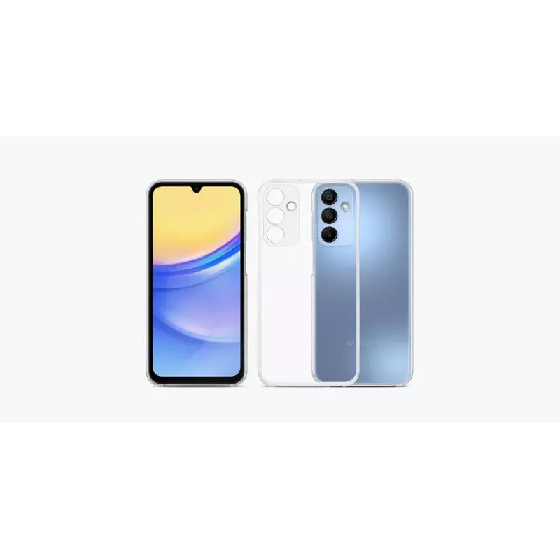 Samsung EF-QA156CTEGWW puzdro Clear Case pre Galaxy A15 / A15 5G, PC + TPU, priehľadné