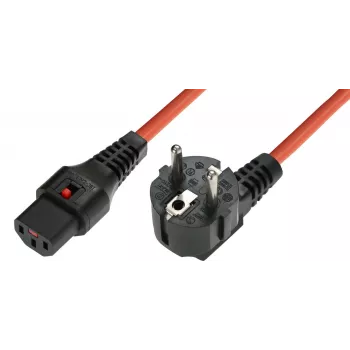 Microconnect EL248S napájací kábel oranžový 3 m C13 konektor samica