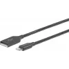 eSTUFF ES601165 Lightning kábel 1,5 m sivý