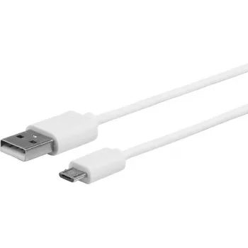 eSTUFF ES603007 USB kábel USB 2.0 1 m USB-A na Micro-USB-B biely