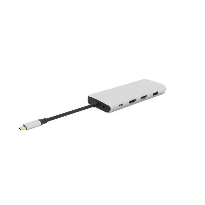 eSTUFF ES623009 rozbočovač USB 3.2 Gen 1 (3.1 Gen 1) Type-C 5000 Mbit/s sivý