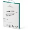 eSTUFF ES623009 rozbočovač USB 3.2 Gen 1 (3.1 Gen 1) Type-C 5000 Mbit/s sivý