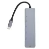 eSTUFF ES623012 dokovacia stanica/port replikátor pre notebook USB 3.2 Gen 1 (3.1 Gen 1) Type-C sivá