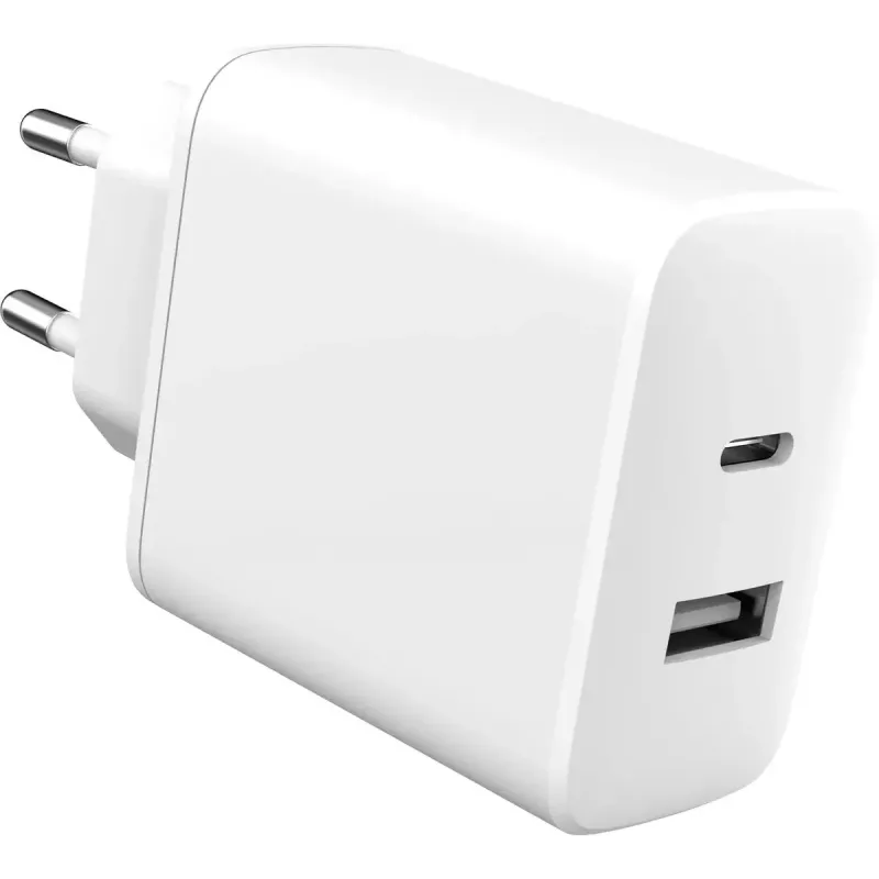 eSTUFF ES637031 nabíjačka pre mobilné zariadenia smartfón biela AC rýchle nabíjanie interiér