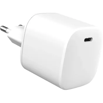 eSTUFF ES637045 mobilná nabíjačka smartfón biela AC rýchle nabíjanie interiér