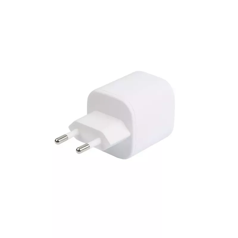 Nabíjačka mobilných zariadení eSTUFF ES637065 univerzálna biela AC interiér USB Type-C