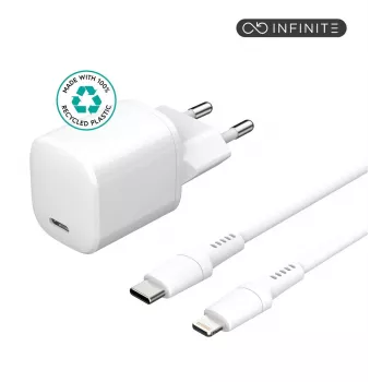 Nabíjačka mobilných zariadení eSTUFF ES637500 12V USB Type-C 1,5 m biela
