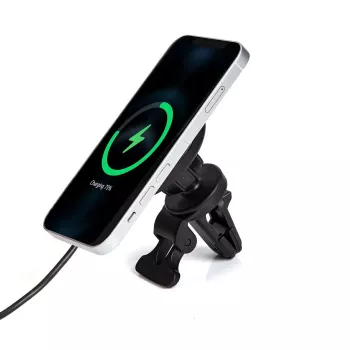 eSTUFF ES638130 mobilná nabíjačka smartfón hliník zapaľovač bezdrôtové nabíjanie rýchle nabíjanie auto