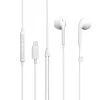 eSTUFF in-ear slúchadlá pre zariadenia Apple, káblové, hovory/hudba, 90 g, slúchadlá, biela