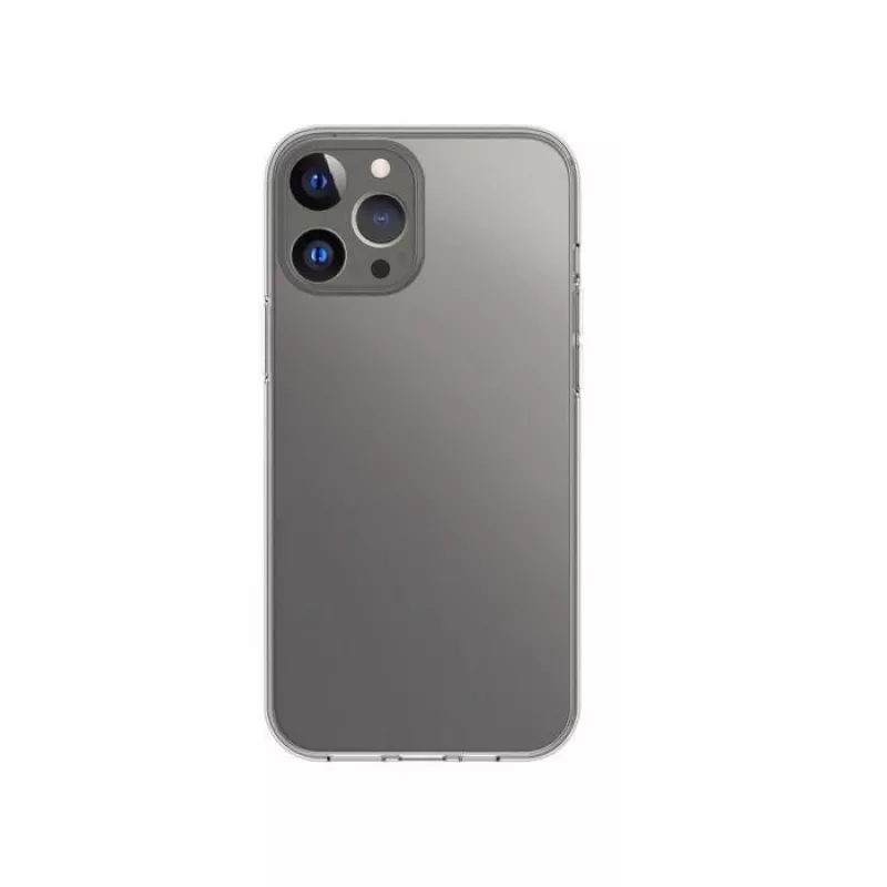 eSTUFF ES67100004 LONDON zadný kryt pre iPhone 13 Pro Max, TPU, priehľadný