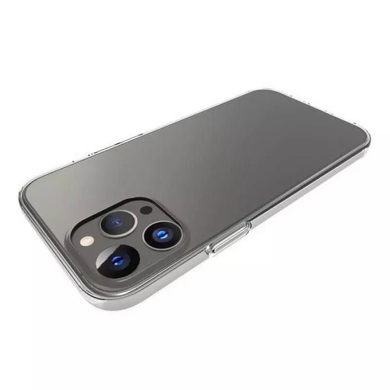 eSTUFF ES67100004 LONDON zadný kryt pre iPhone 13 Pro Max, TPU, priehľadný