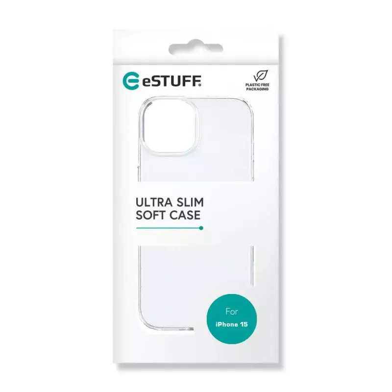 eSTUFF ES67100025 INFINITE VIENNA zadný kryt pre iPhone 15, kompatibilný s MagSafe, TPU, priehľadný