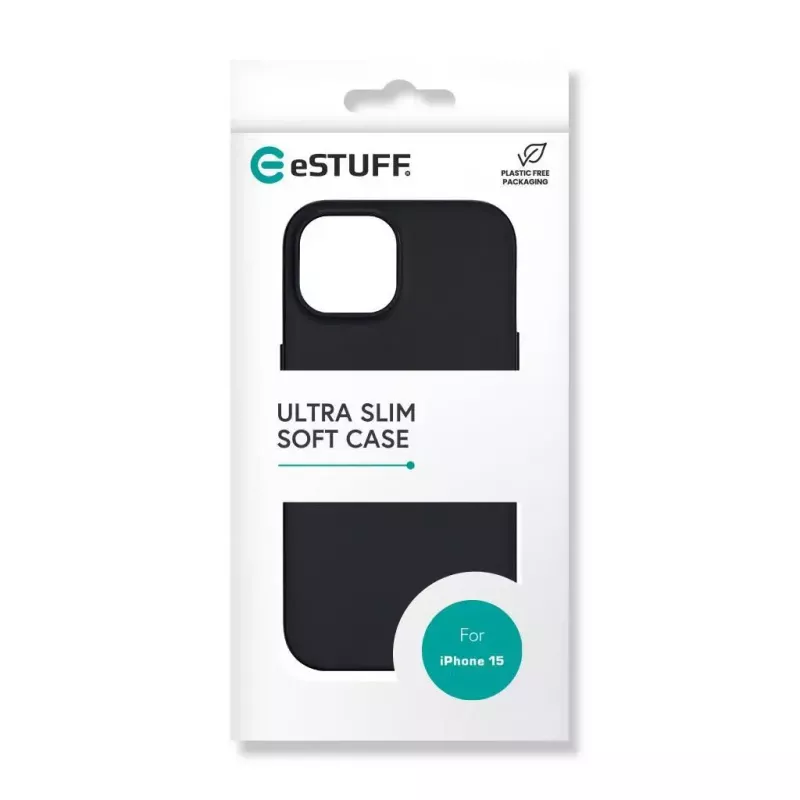 eSTUFF Infinite Vienna ES67101025 kryt na telefón iPhone 15, kompatibilný s MagSafe, TPU, čierny