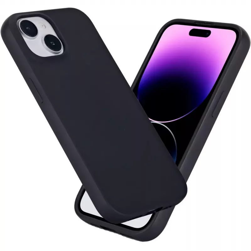 eSTUFF Infinite Vienna ES67101025 kryt na telefón iPhone 15, kompatibilný s MagSafe, TPU, čierny