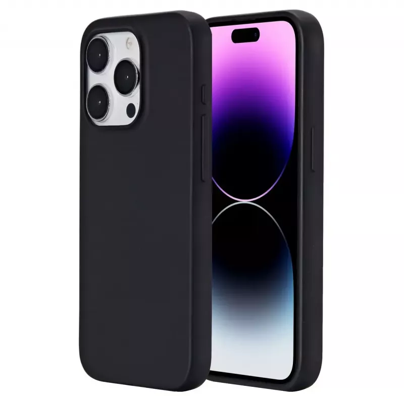 eSTUFF Infinite Vienna ES67101027 kryt na telefón iPhone 15 Pro, kompatibilný s MagSafe, TPU, čierny