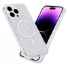 eSTUFF Berlin ES67140027 magnetické puzdro pre iPhone 15 Pro, kompatibilné s MagSafe, polykarbonát, TPU, priehľadné