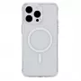 eSTUFF Berlin ES67140028 magnetické puzdro pre iPhone 15 Pro Max, kompatibilné s MagSafe, polykarbonát, TPU, priehľadné