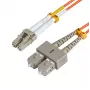 Microconnect FIB422002-2 InfiniBand/sklenené vlákno kábel 2 m LC SC oranžový