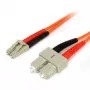 StarTech.com 2m sklenené vlákno kábel – multimode duplex 62.5/125 LSZH sklenené vlákno patch kábel – LC/SC