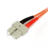 StarTech.com 2m sklenené vlákno kábel – multimode duplex 62.5/125 LSZH sklenené vlákno patch kábel – LC/SC