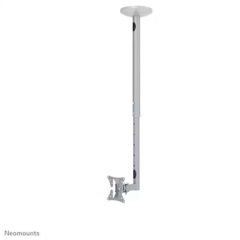 Neomounts FPMA-C050SILVER stropný držiak na monitor/TV 10-30 palcov - H 60-85 cm