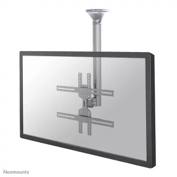 Neomounts FPMA-C400SILVER stropný držiak na monitor/TV 32–60 palcov – H 64–104 cm