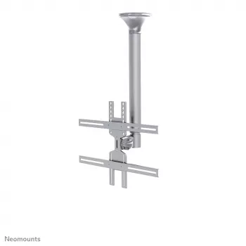 Neomounts FPMA-C400SILVER stropný držiak na monitor/TV 32–60 palcov – H 64–104 cm