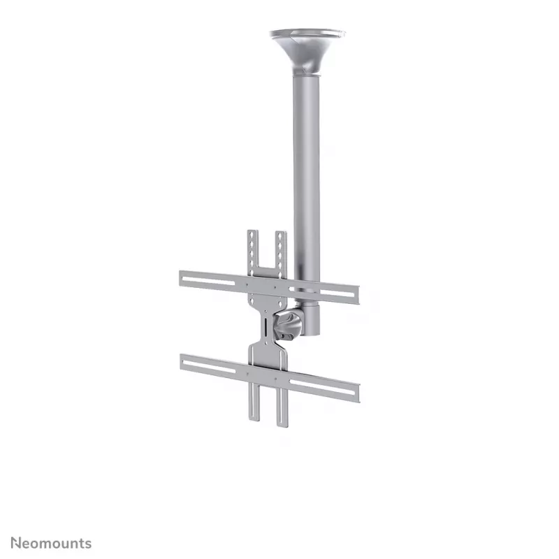 Neomounts FPMA-C400SILVER stropný držiak na monitor/TV 32–60 palcov – H 64–104 cm