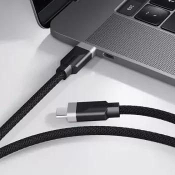ALOGIC Fusion USB-C na USB-C 3.2 Gen 2 kábel 1m 10 Gbit/s čierna sivá