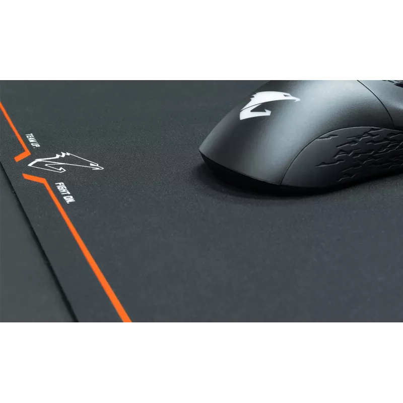 Herná podložka pod myš GIGABYTE AMP900 čierna, oranžová