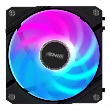 Gigabyte AORUS EZ CHAIN FAN 120 ventilátor do skrinky, 120 mm, čierny, GP-ECFAN1201