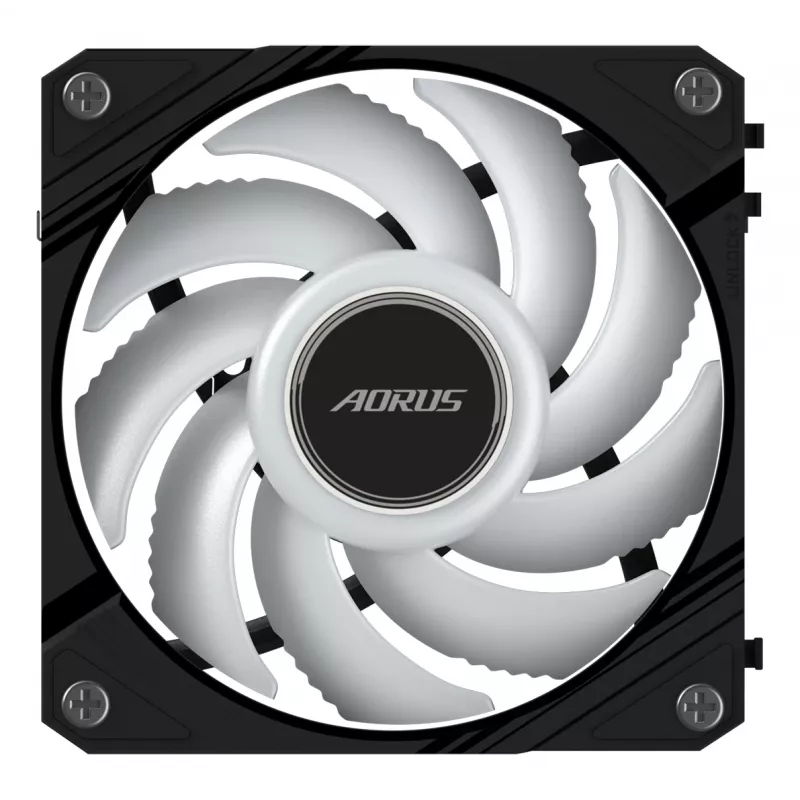 Gigabyte AORUS EZ CHAIN FAN 120 ventilátor do skrinky, 120 mm, čierny, GP-ECFAN1201