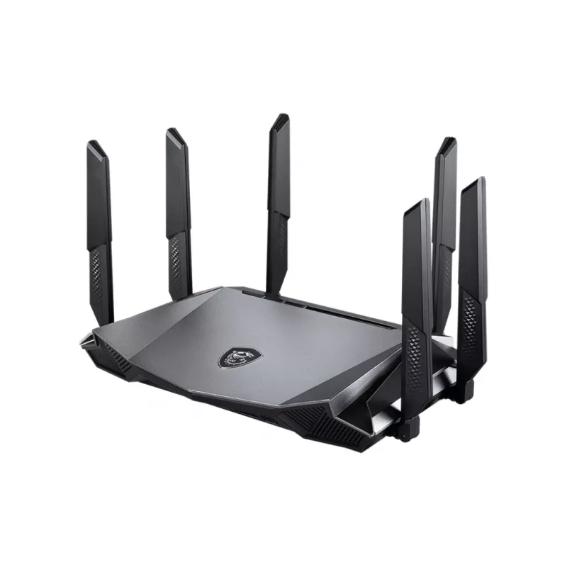 MSI RadiX AX6600 WiFi 6 Tri-Band WLAN router Gigabit Ethernet Tri-Band (2,4 GHz / 5 GHz / 5 GHz) čierny