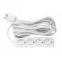 Microconnect GRU00450WDK predlžovací kábel 5 m 4 AC výstupy interiér biely