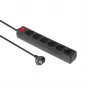 Microconnect GRU0065B predlžovacia zásuvka typ F čierna