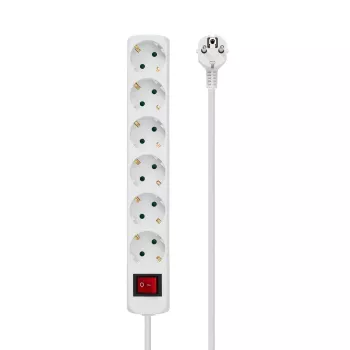 Microconnect GRU006W rozbočovač 1,8 m 6 AC výstupy interiér biely