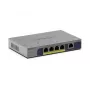 Neřízený 5-portový PoE switch Netgear GS105P 1Gb Ethernet s Power over Ethernet (GS105P-300EUS)