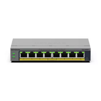 NETGEAR GS108EP Managed L2/L3 Gigabit Ethernet (10/100/1000) sivá