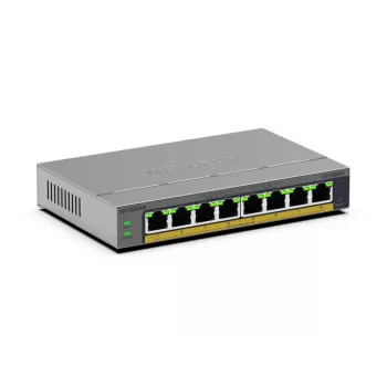 NETGEAR GS108EPP Unmanaged Gigabit Ethernet (10/100/1000) Power over Ethernet (PoE) desktop/nástenná montáž sivá