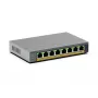 NETGEAR GS108EPP Unmanaged Gigabit Ethernet (10/100/1000) Power over Ethernet (PoE) desktop/nástenná montáž sivá