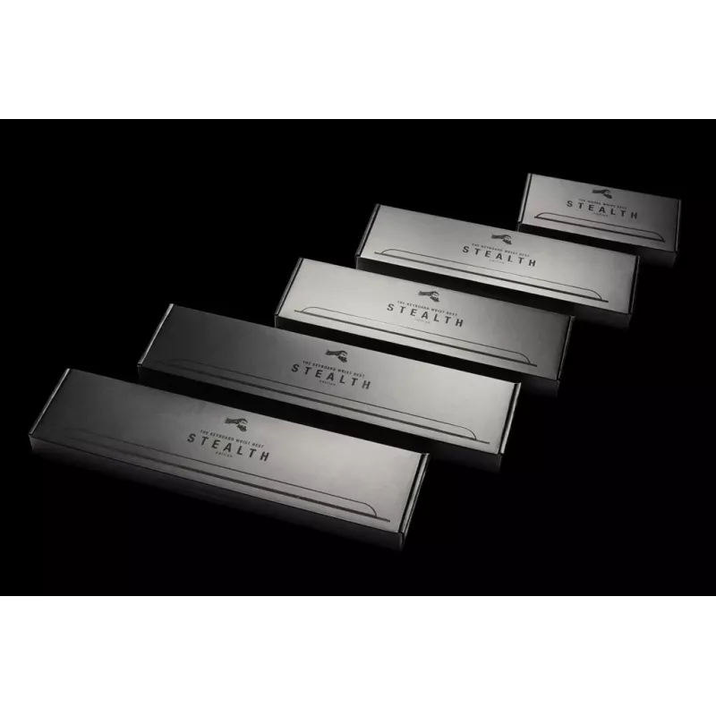 Podložka pod zápästie GLORIOUS GSW-100-STEALTH — pena, čierna, 430×100×13 mm