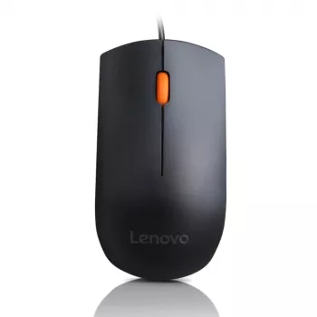 Káblová optická USB Type-A myš, obojručná, Lenovo GX30M39704 — 1600 DPI, 3 tlačidlá, 1,8 m kábel, čierna